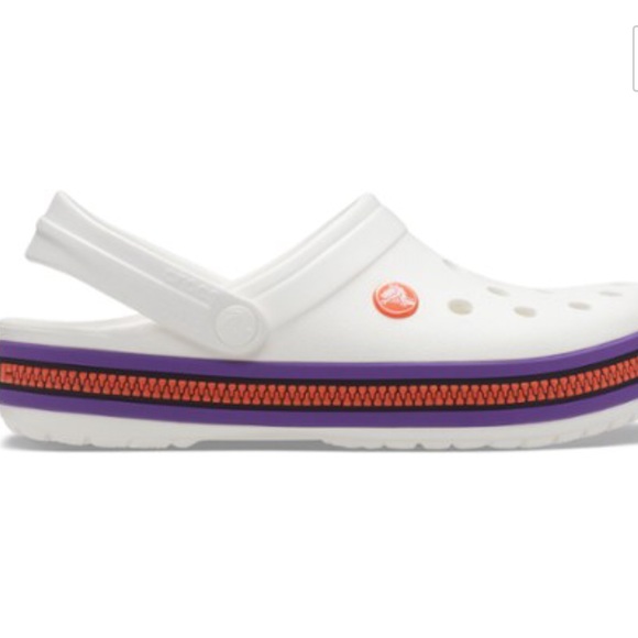 Crocs Unisex Zipper Band Clogs White Size 10 - Picture 9 of 9